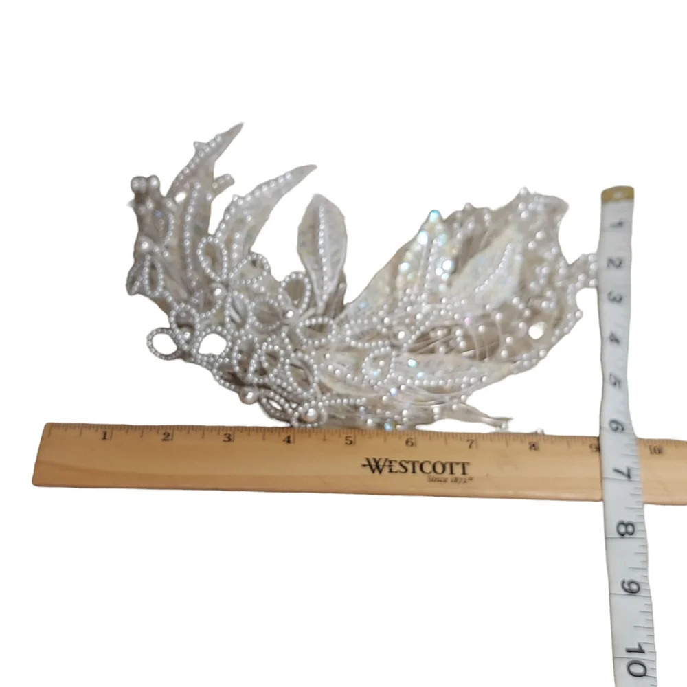 Vintage Jon Bradley Couture Collection Freshwater Pearl Tiara Bridal Headpiece - Picture 7 of 16